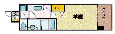 地下鉄長堀鶴見緑地線松屋町駅15階建築9年の間取り