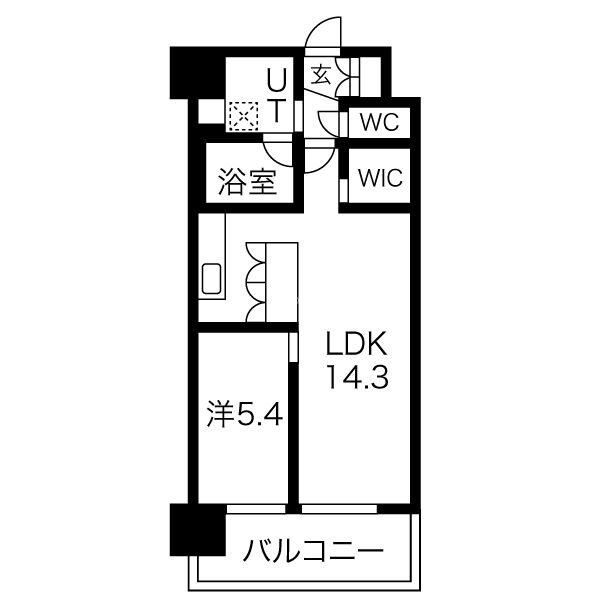 グランカーサ難波元町の間取り