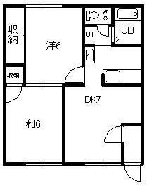 ノースシティ1の間取り