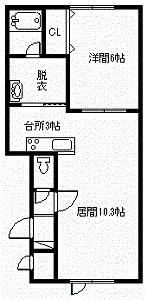 メゾンドユウキ2の間取り