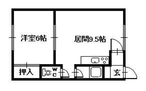 コーポ北欧館の間取り