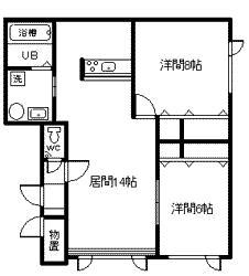 メゾン偕行社の間取り