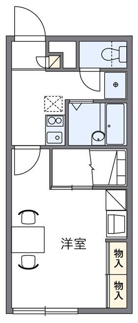 レオパレス明日可の間取り