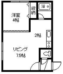 第2フラワーハイツの間取り