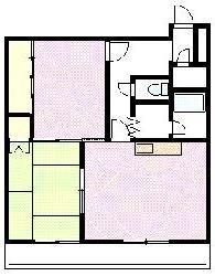 花咲第一マンションの間取り