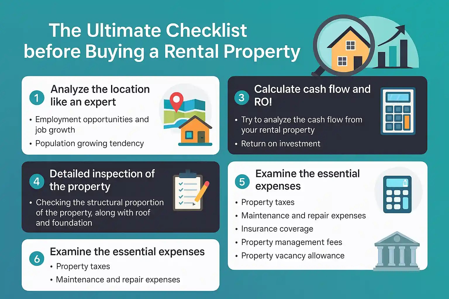 Featured image for The ultimate checklist before buying a Rental Property