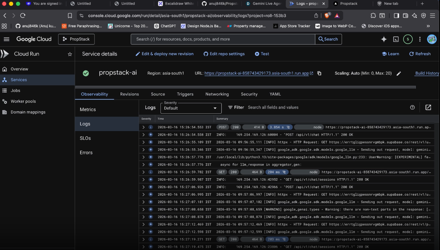 Google Cloud Deployment Proof