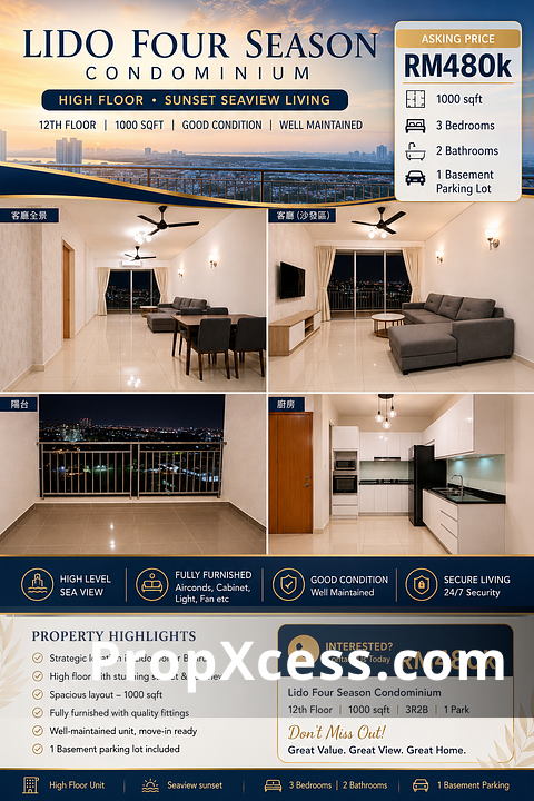 3-Bedroom Condominium for sale in Kota Kinabalu, Sabah photo 1