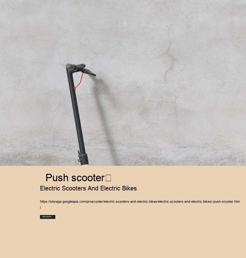   Push scooter	 