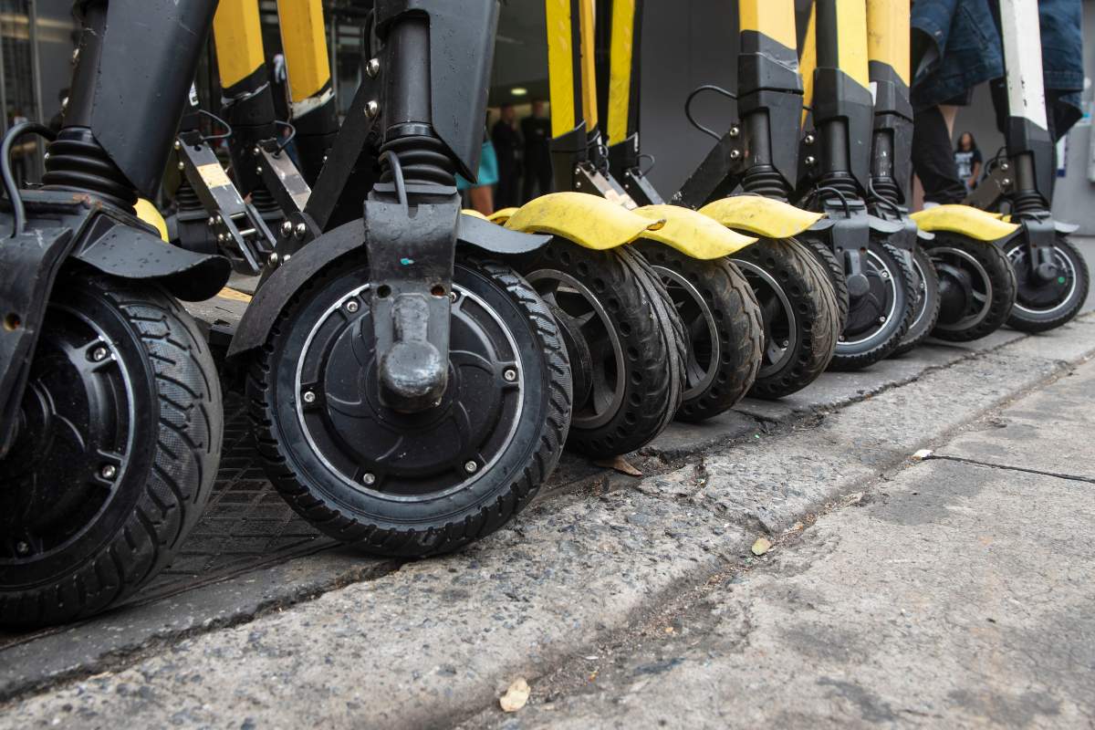   Electric scooters for climbing hills         