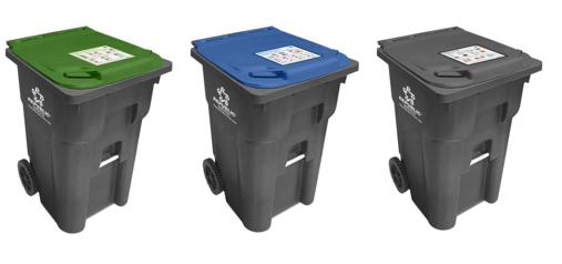 picture of trash carts