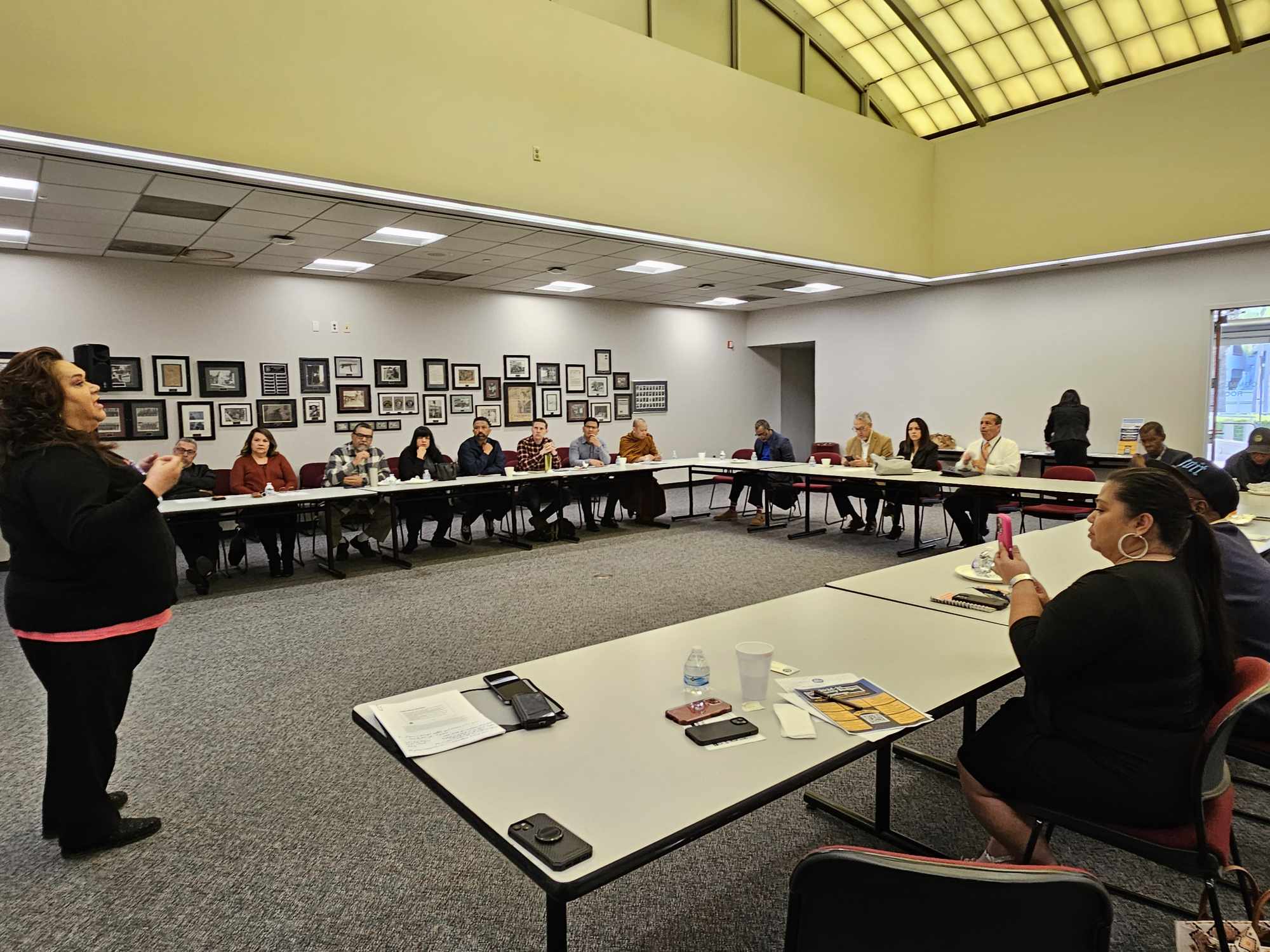 Interfaith meeting with religious leaders