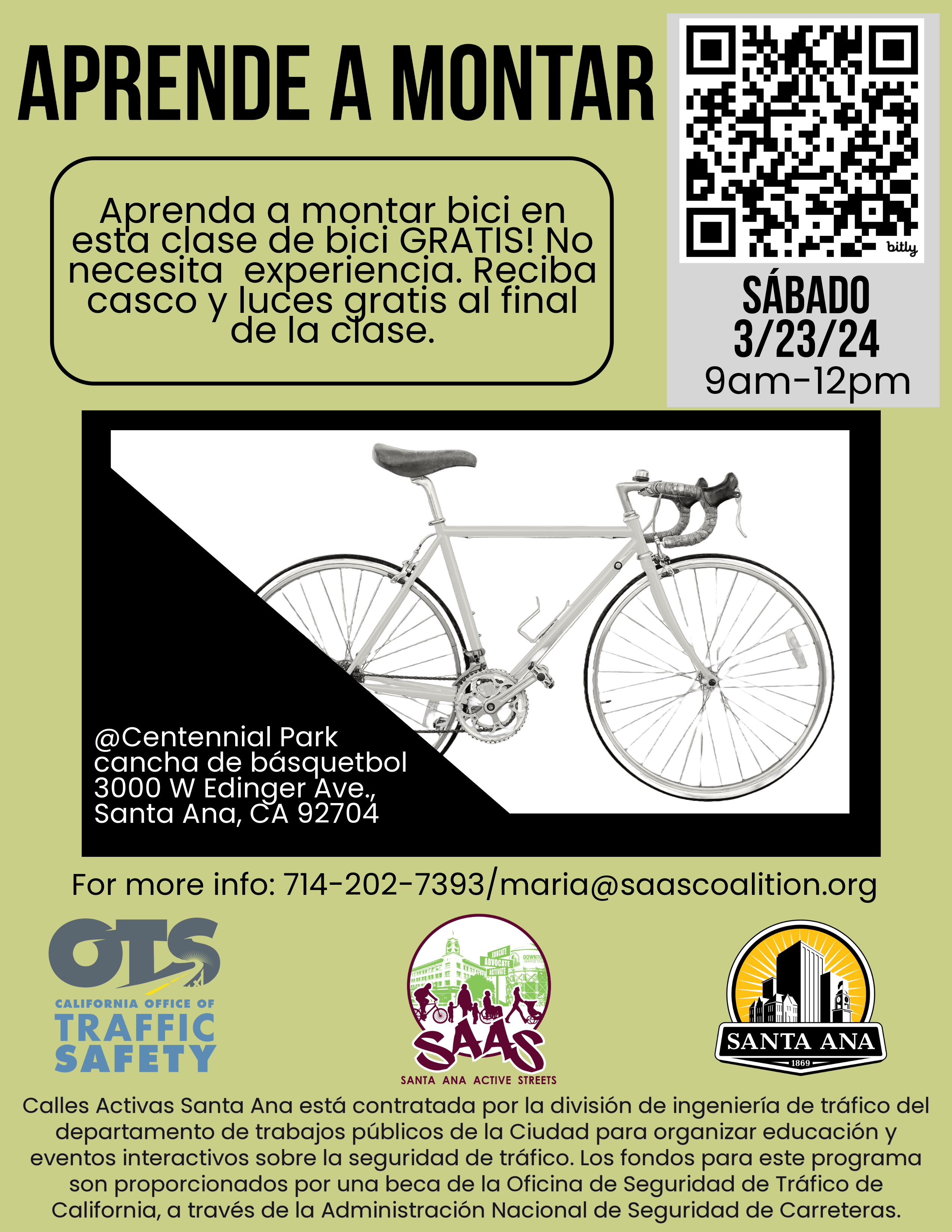 picture of flyer w bar code Learn to Ride Learn to Ride post Spanish 3_23 2024.png