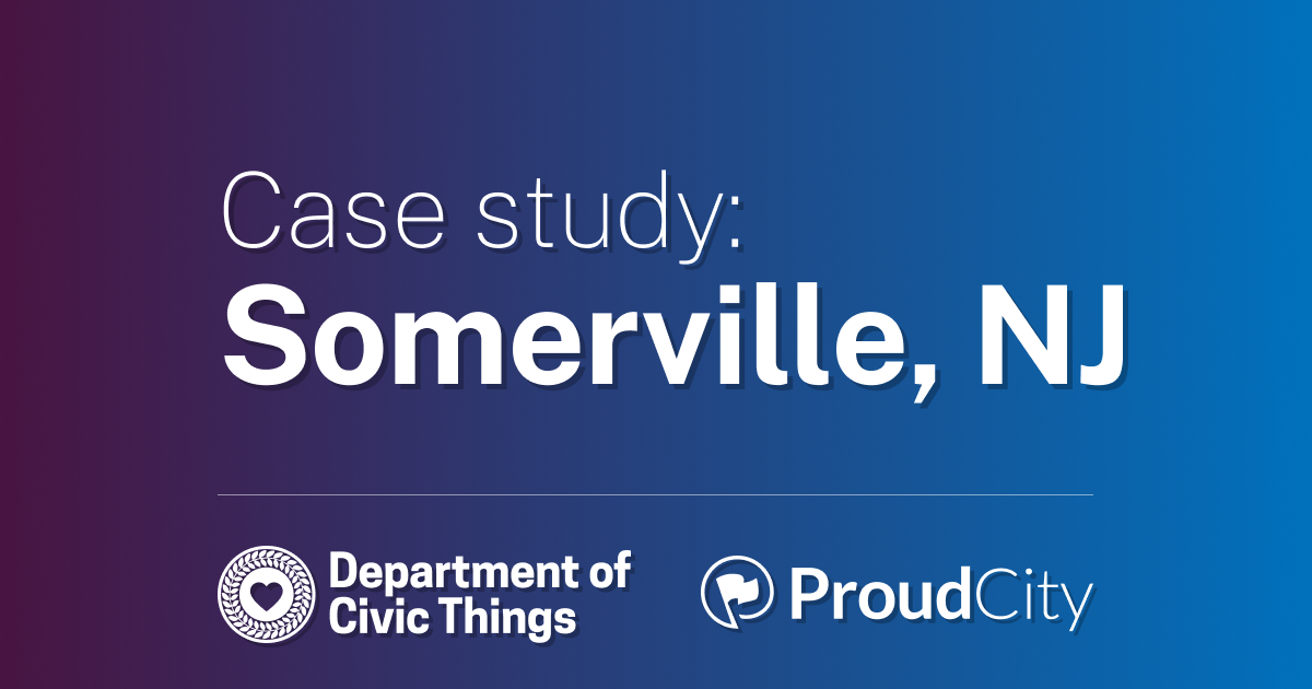 Case study: Somerville, NJ