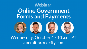 Webinar: Online Government Forms and Payments