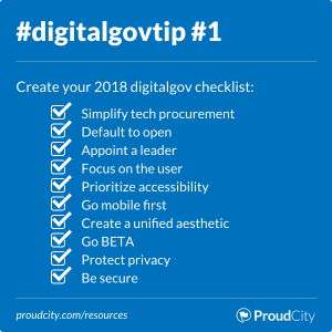 Create your 2018 digital government checklist