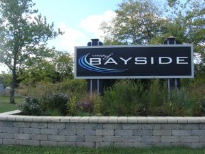 Village of Bayside sign