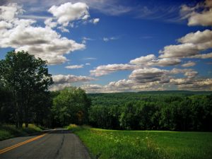 Mount Pocono, PA country road