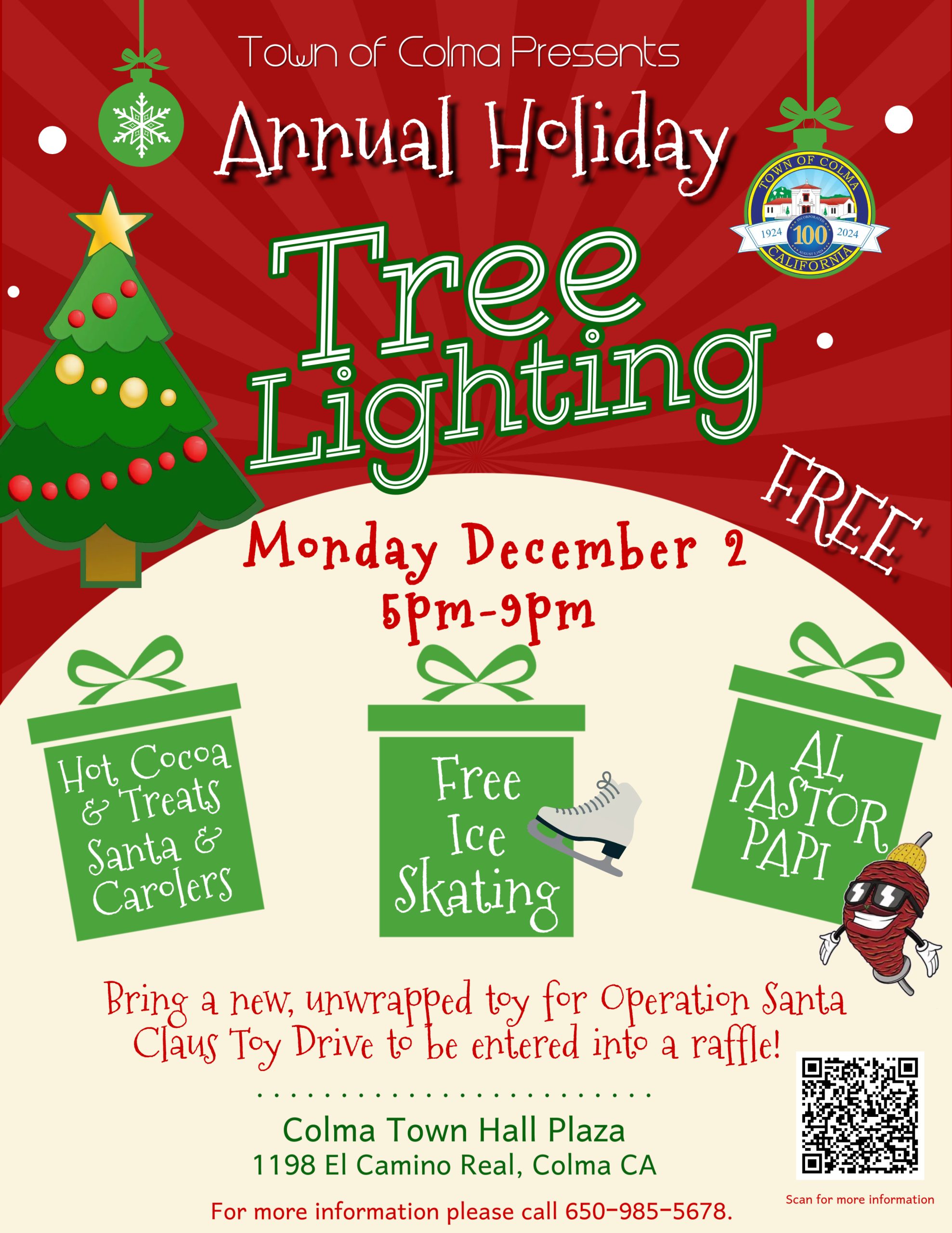 Annual Tree Lighting Flyer