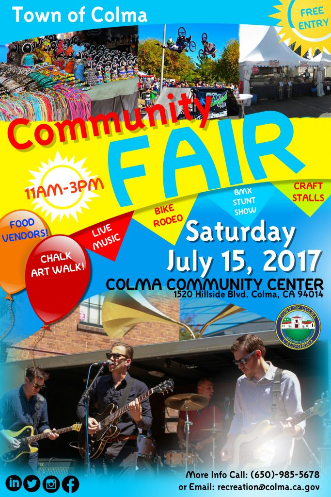 Community Fair Town of Colma