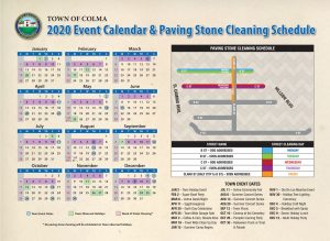 2020 Colma Paving Stone Calendar B C Clark 1