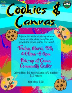 Cookies and Canvas Flyer