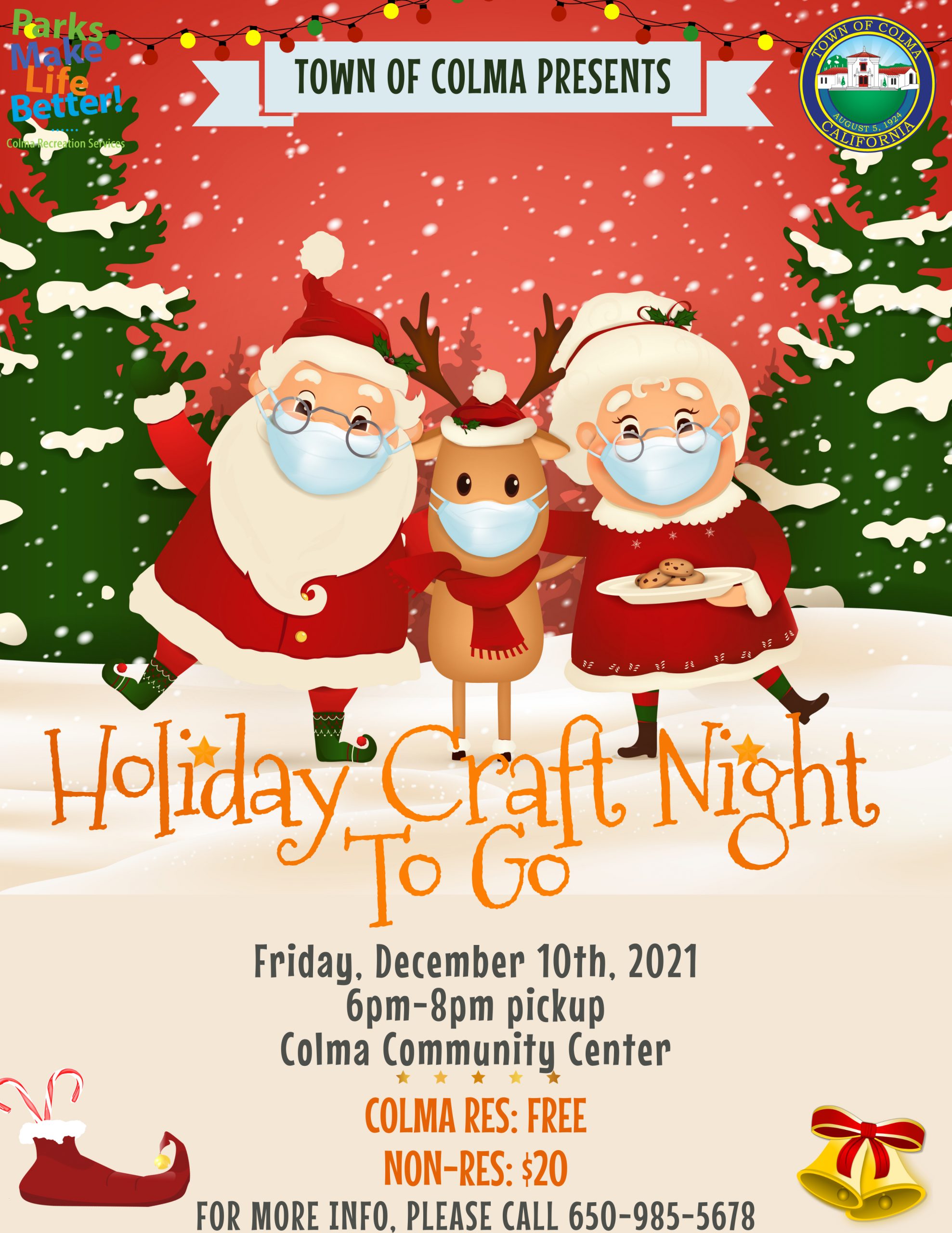 craft night flyer