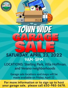 Town Wide Garage Sale Flyer