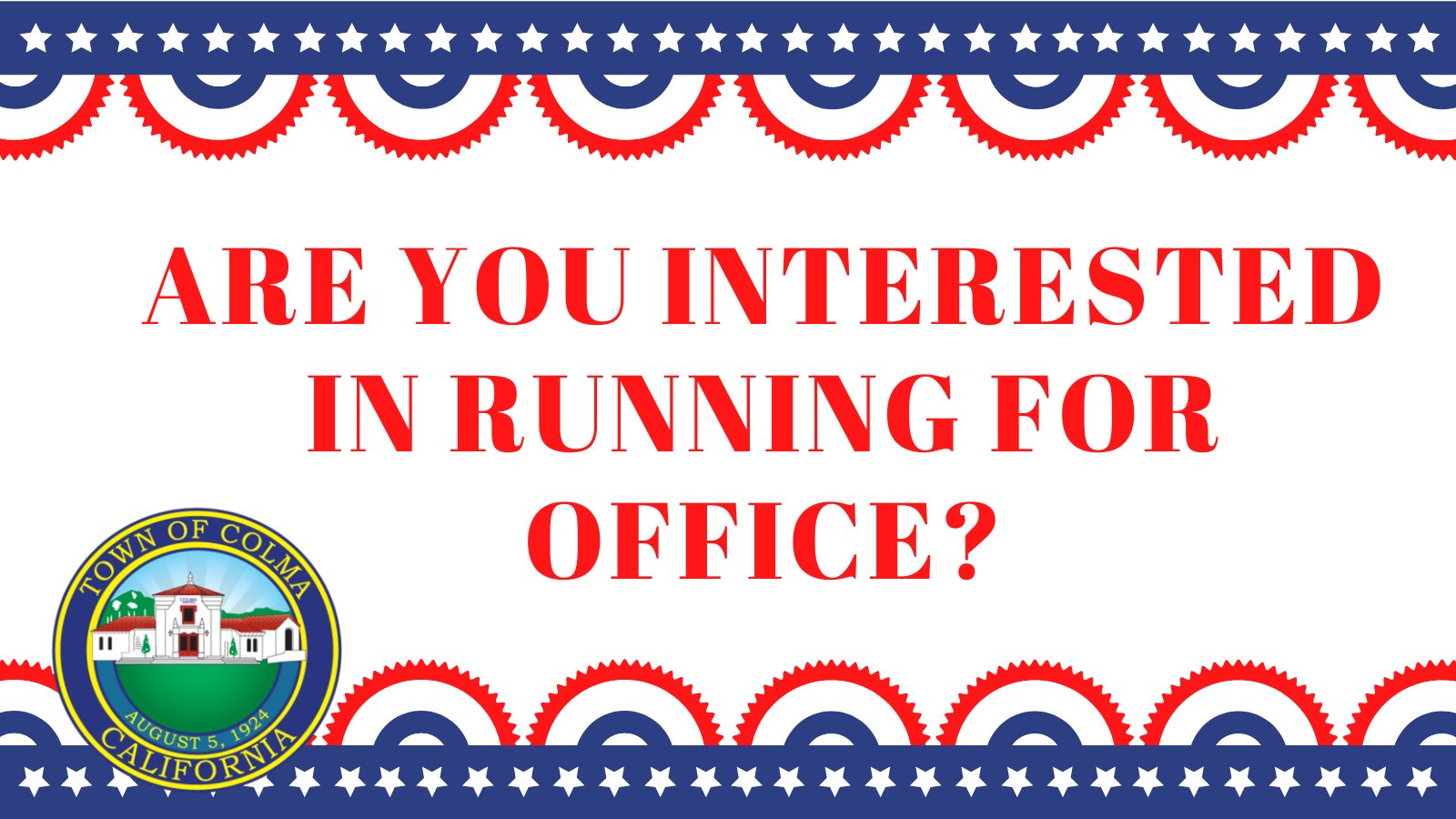 Are you interested in running for office?