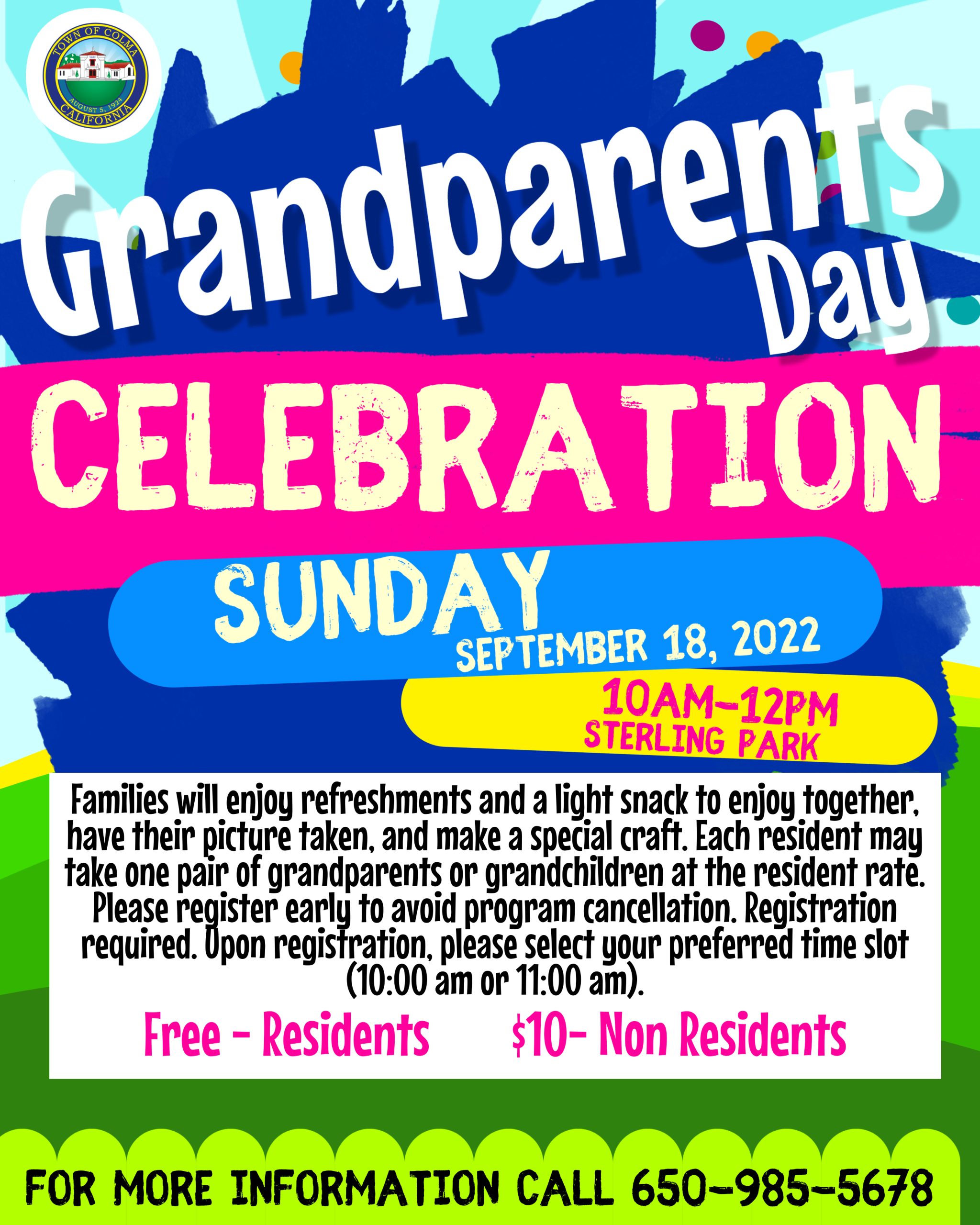 Grandparents Day Celebration Flyer