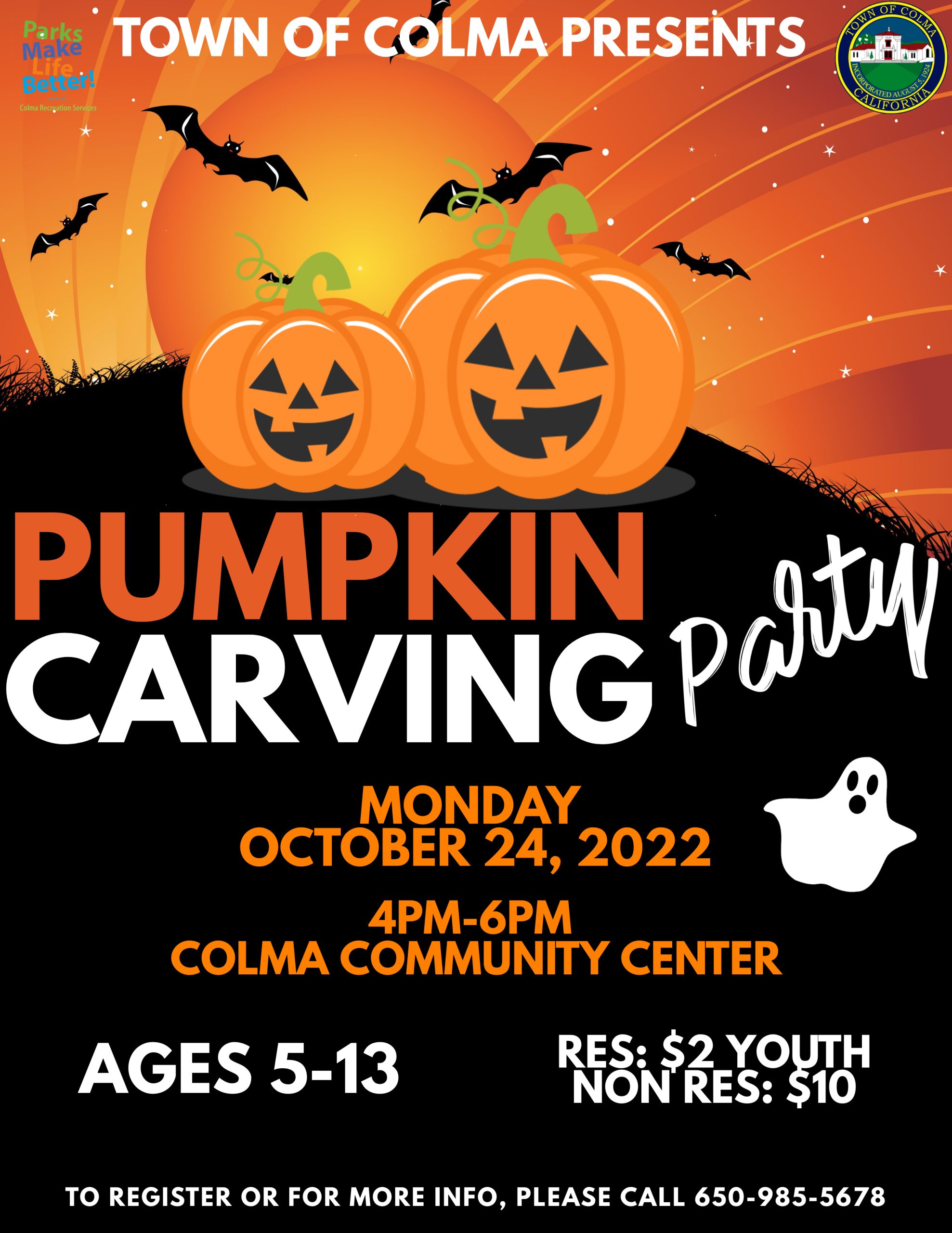 Pumpkin Carving Party Flyer