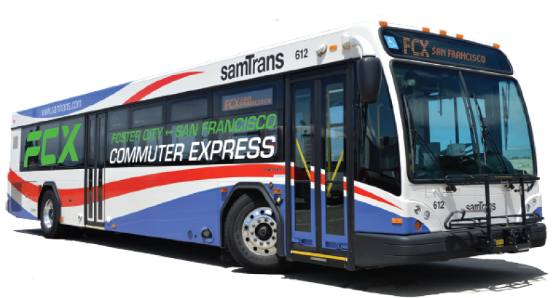 Sam Trans Commuter Bus