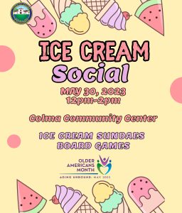 Ice Cream Social Flyer