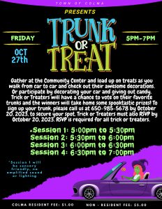 Trunk Or Treat flyer