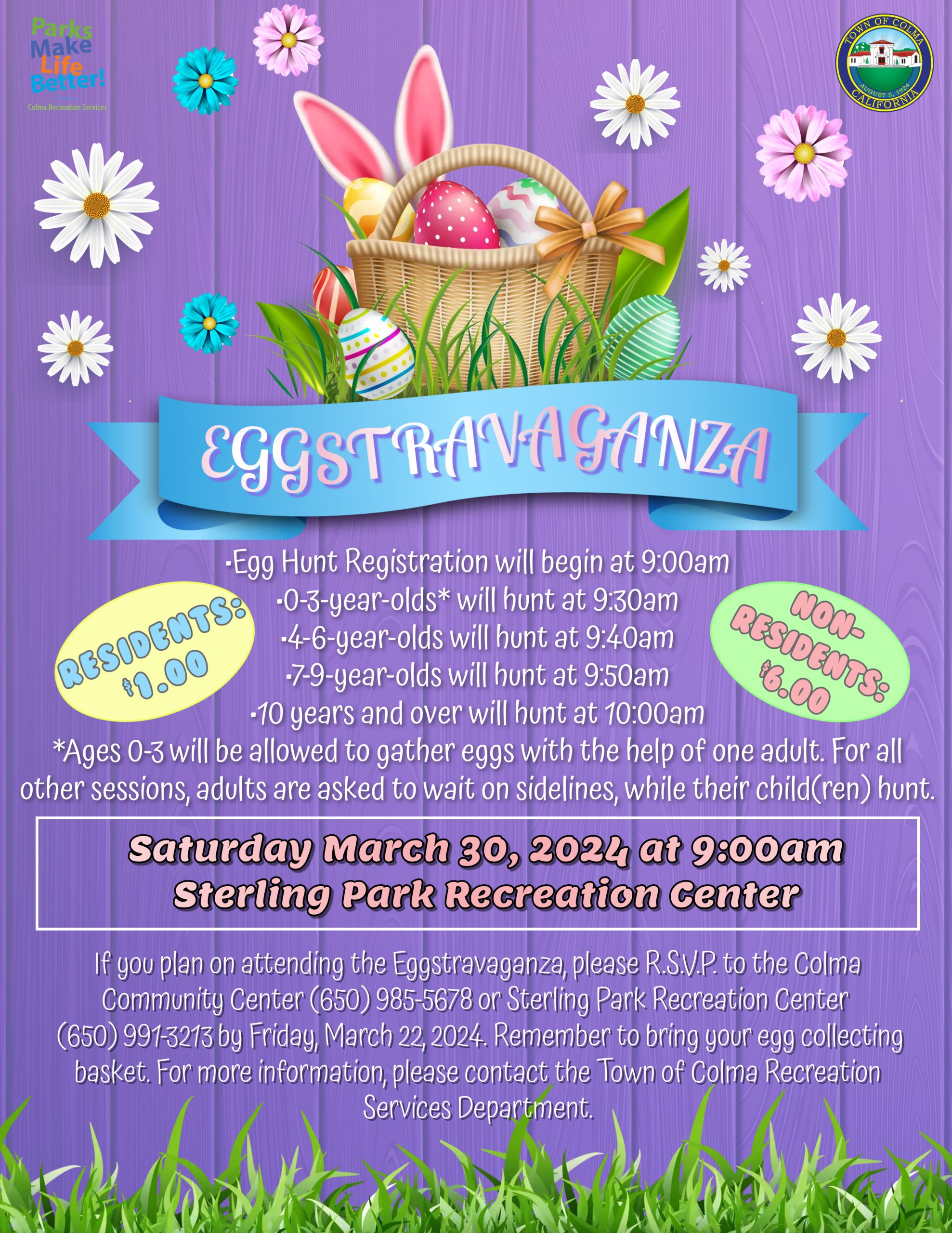 Eggstravaganza 2024 Town of Colma