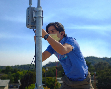 Installing equipment for the Canal WiFi Network