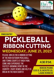 Pickleball Ribbon Cutting