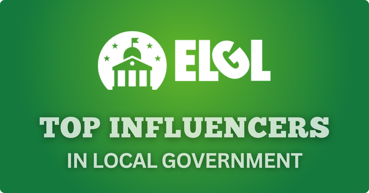 ELGL Top Influencers in Local Government