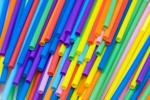 pile of colorful straws