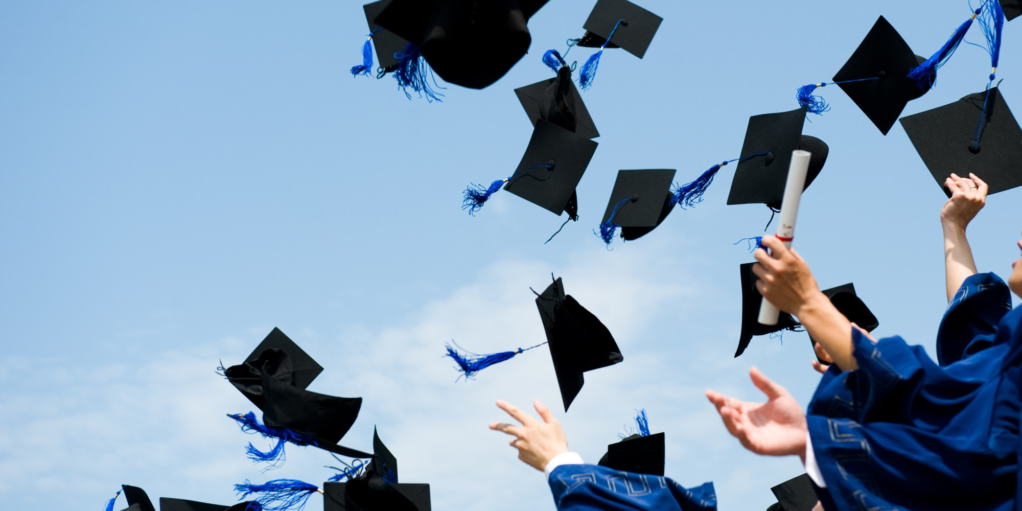 Graduation - Tossing the hats