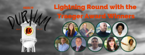 lightning round with traeger award winners