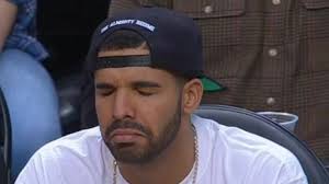 Drake is very sad. This is probably because of a girl.