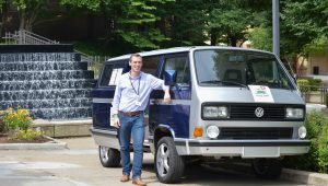 Jay Posing With Van