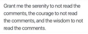 Serenity prayer for social media managers