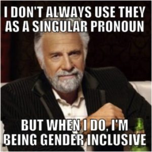 Pronoun Meme