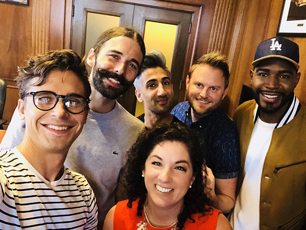 "Queer Eye" cast at Kansas City, MO, City Hall