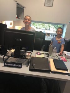 Bring A Child To Work, Two Girls at a Desk