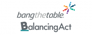 balancing act and bang the table