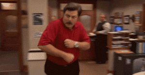 Ron Swanson Dancing