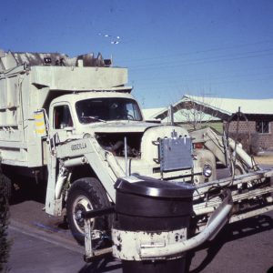 Godzilla, the first fully automated garbage truck